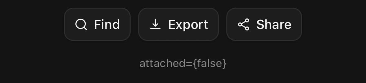 ButtonGroup — Sharing the props without sharing the shape.