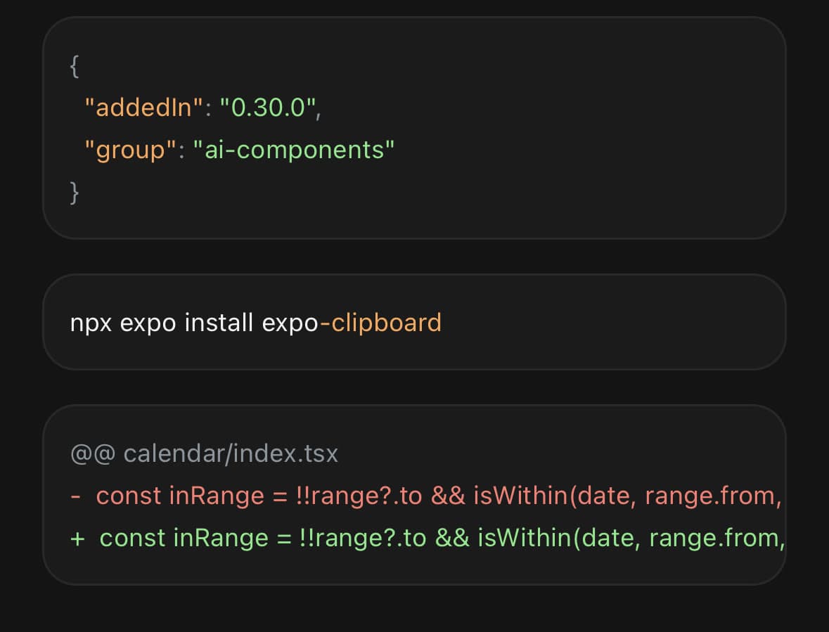 CodeBlock — The languages it colours.