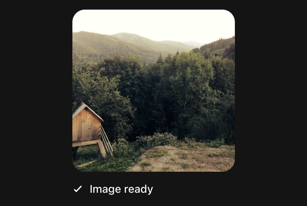 ImageGeneration — status complete.