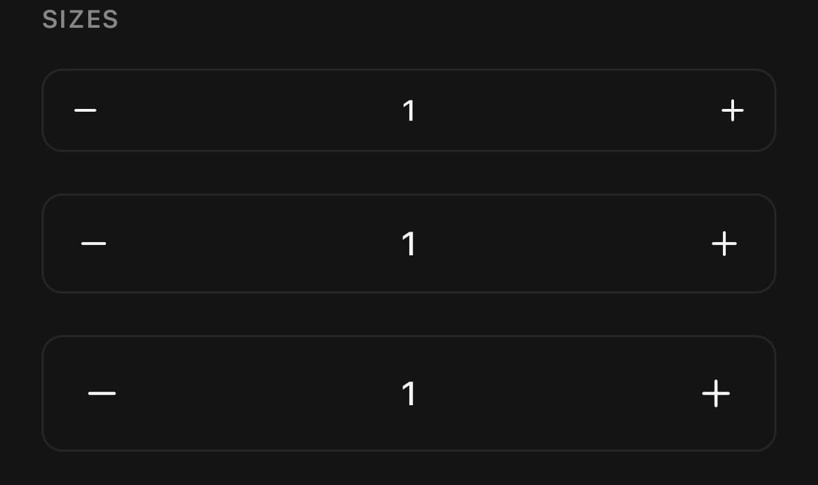 NumberInput — size.