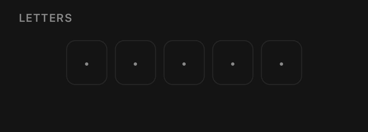 OtpInput — Letters.