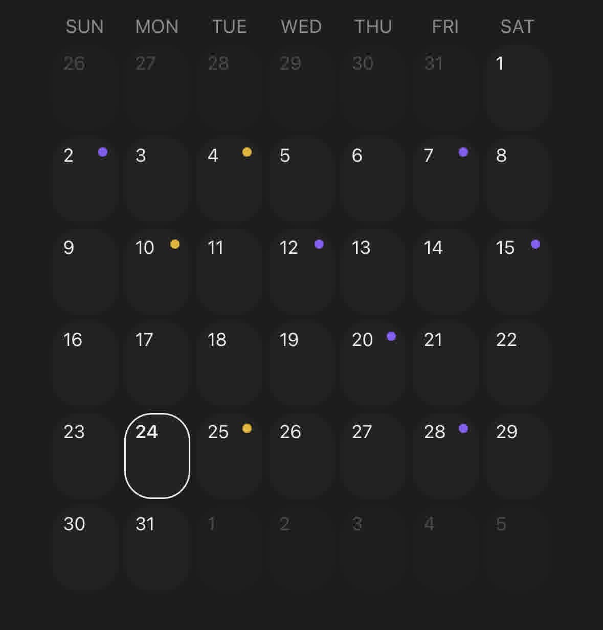 Planner — Without the frame.