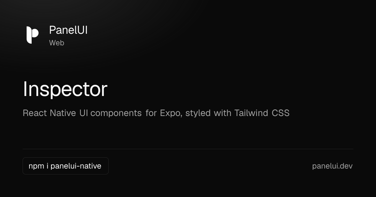 Inspector — PanelUI